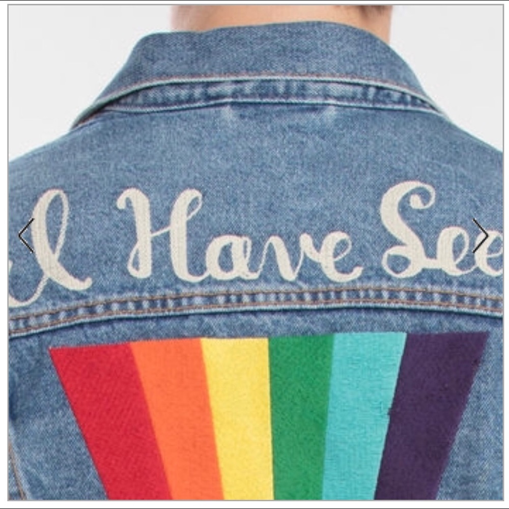 Levi’s exclusive Pride 2018 trucker jacket.